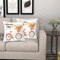thumbnail image 3 of Dsscvnef Pumpkin Set Autumn Home Atmosphere Decorative Pillow Linen Printed Maple Leaf Pillow, 3 of 3