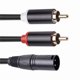 thumbnail image 5 of Cable de Audio XLR una RCA Dual A1 XLR Macho de 3 una Enchufe Macho RCA Dual Amplificador de Cable de Audio EstéReo Enchufe de Mezcla Cable AV 1M, 5 of 5