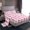 Pink, variant on Manfei Merry Christmas Twin Sheet Sets,Retro Nutcracker Soldier Twin Fitted Sheet,Kids Xmas Gifts Flat Sheet For Child,Breathable Home Decor,3-Piece