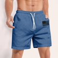 thumbnail image 6 of OHGOD Mens Summer Shorts Casual - Shorts Man - Men's Casual Shorts - 1 * Man Shorts - Blue - S, 6 of 6