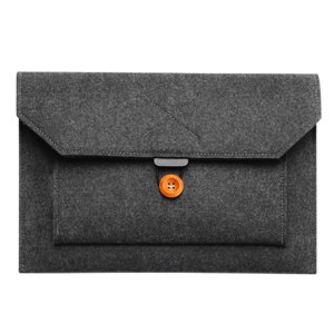 Miangastore Black Laptop Pouch Portable Felt Laptop Tablet Bag Computer Pouch (13 inch)