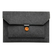 Weiweiguan Black Laptop Pouch Portable Felt Laptop Tablet Bag Computer Pouch (14 inch)
