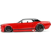 1965 Custom Red and Black Bigtime Muscle Series 1/24 Diecast Model Car by Jada 34202(Selections May Vary)
