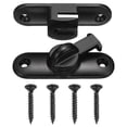 thumbnail image 1 of Uxcell 1-Pack Flip Latch Gate Latch, Cerradura deslizante de puerta de granero de 3 pulgadas, cerraduras deslizantes de 90/180 grados [Negro], 1 of 7