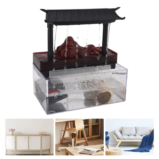 Fuente De Agua De Mesa, Fuente Interior De Plástico Resistente Para Sala De Estar