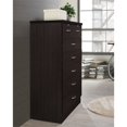 thumbnail image 3 of Pemberly Row Tall 7 Drawer Chest with 2 Locking Drawers in Chocolate, 3 of 5