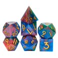 thumbnail image 3 of Dados Poliédricos 7x Sunnimix D4 D20 Para Juegos De Rol De Reunión Familiar Tablero De Mesa Estilo B, 3 of 7