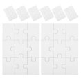 thumbnail image 3 of 8 sheets of Blank Jigsaw Puzzle Pieces Sublimation Heat Transfer Rectangle Puzzles Toys, 3 of 4