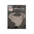 thumbnail image 1 of Houston Texans Antique Nickel Auto Emblem, 1 of 1