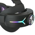 thumbnail image 4 of husxh Comfortable Adjustable VR Replacement Elite Strap Reduce Pressure RGB VR Glasses Headband with 8000mAh Battery Rechargeable for Meta Quest 3 Accessories, 4 of 9
