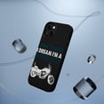 thumbnail image 5 of DistinctInk Tough Case for Apple iPhone 14 PLUS (6.7" Screen), Compatible with MagSafe Charging - I Don't Snore, I Dream I'm a Motorcycle, 5 of 6