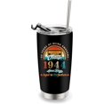 thumbnail image 2 of 80th Birthday Gifts for Women - 1944 Tumbler Cup for Men 20 oz Double-sided Cup Vintage Eighty Birthday Present - Husband Wife Grandma Grandpa Mother''s Day Father''s Day Gift (1944 80th), 2 of 6