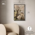 thumbnail image 5 of Reading With Her Cat Canvas Classic Paintings by Art Remedy, Black Frame, 16 x 24, 5 of 7