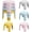 Multi Color/10INCH-4PCS, variant on WSWJY 4 Pack Stackable Classroom Stools 10 Inch Nesting Plastic Stools Portable Backless Chairs for Kids, Toddlers, Preschool, Classroom, Living Room, Playroom, Home