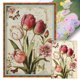 thumbnail image 1 of Hilo Algodón Bordado Punto Cruz Tulipán Impreso 11CT 40x60cm, 1 of 9