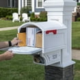 thumbnail image 2 of Step2 Classic White XL Town-to-Town Post-Mount Mailbox, 2 of 21