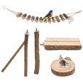 thumbnail image 3 of Wooden Birds Perch Branch Set, Wooden Birds Perch Stick   for Bird Stand, 3 of 7
