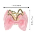 thumbnail image 7 of KONTONTY Portable Lightweight Metal Bow Clips for Various Hairstyles 2Pcs, 7 of 7