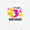 thumbnail image 4 of Inktastic Its My 3rd Birthday with Smiling Emoticons Girls Toddler Dress, 4 of 5