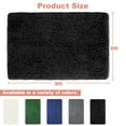 thumbnail image 7 of Nefoso Shag Area Rug, 6ft x 9ft Soft Fluffy Area Rugs for Living Room Bedroom Decor Carpet, Black, 7 of 7