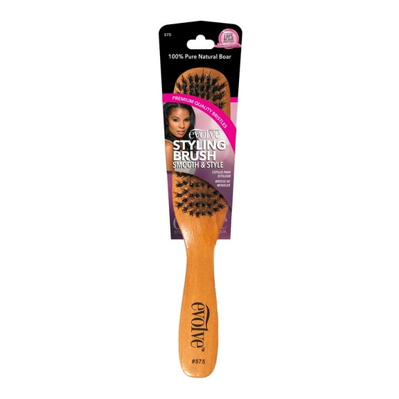 Evolve Wooden Styling Brush - Each Package May Vary
