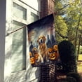 thumbnail image 2 of Golden Retriever Spooky Halloween House Flag 28 in x 40 in, 2 of 7