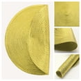 thumbnail image 5 of Unique Bargains Set of 6 Farmhouse Placemats Woven Table Mats for Kitchen Gold, 5 of 6