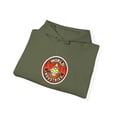 thumbnail image 3 of Fighter Flameboy World Industries Skateboard 2001 Vintage Classic Hoodie Print - 2XL / Military Green, 3 of 5