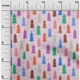 thumbnail image 2 of oneOone Cotton Silk Blush Pink Fabric Tree Craft Projects Decor Fabric Printed By The Yard 42 Inch Wide, 2 of 6