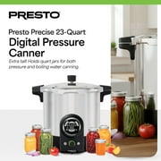 Presto 23 Quart Digital Pressure and Water Boiling Canner with LED Digital Display