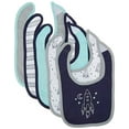 thumbnail image 2 of Hudson Baby Infant Boy Cotton Bibs 5pk, Rocket, One Size, 2 of 2