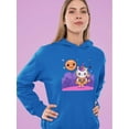 thumbnail image 2 of Cute Unicorn Halloween  Hoodie Women -Image by Shutterstock, Female Large, 2 of 4