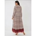 thumbnail image 4 of Printed Maxi Dress with Shirt Collar, 4 of 4
