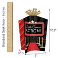 thumbnail image 7 of Big Dot of Happiness Red Carpet - Table Decorations - Movie Night Party Fold and Flare Centerpieces - 10 Count, 7 of 7