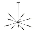 thumbnail image 3 of Millennium Lighting  Potiss 8/10 Chandelier Ceiling Light 10 - Matte Black, 3 of 5