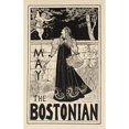 thumbnail image 2 of Arthur Garfield Learned 17x24 Gold Ornate Framed and Double Matted Museum Art Print Titled - The Bostonian, May (ca. 1890-1920), 2 of 4