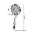 thumbnail image 2 of Dnogom 5-Mode High Pressure Filtered Handheld Shower Head,Good for Hair & Skin,11.4" Hard Water Purifying Multi-Function Shower Nozzle for Home/Gym/Hotel, 2 of 8