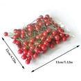 thumbnail image 3 of Christmas Berry Branches Realistic 100PCS Holly Berry Picks Faux Berry Stems, 3 of 9