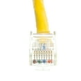 thumbnail image 2 of Cat5e Ethernet Cable, 24AWG Network Cable with RJ45 Gold Plated Connector, 4 pair Stranded Bare Copper, Bootless Unshielded Twisted Pair (UTP) Internet Patch Cable, 7 Foot, Yellow, CableWholesale, 2 of 5