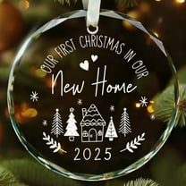 House Warming Gifts New Home - New Home Ornament 2025 - Housewarming Gifts for First House, Housewarming Gift Ideas for Couple - Home Ornaments for Newhouse Owners, Women - Acrylic Ornament