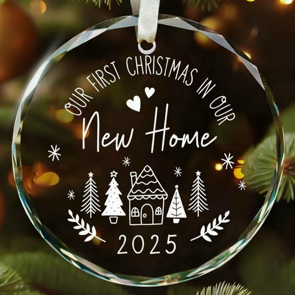 House Warming Gifts New Home - New Home Ornament 2025 - Housewarming Gifts for First House, Housewarming Gift Ideas for Couple - Home Ornaments for Newhouse Owners, Women - Acrylic Ornament