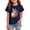 Navy, variant on Coerni Easter Shirts for Girls 2026 Funny Cute Bunny Egg Printed Tees Summer Casual Short Sleeve Tops Happy Easter Tee Shirt Outfits