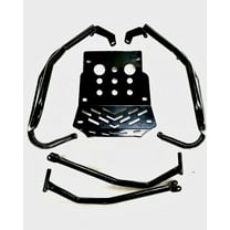 FULL CRASH BAR ENGINE GUARD 4 HONDA CRF250 Rally Upper Lower Skid Plate 2017-2022 Black