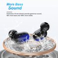thumbnail image 3 of Auriculares Bluetooth Kinganda True Wireless Auriculares azules, 3 of 8
