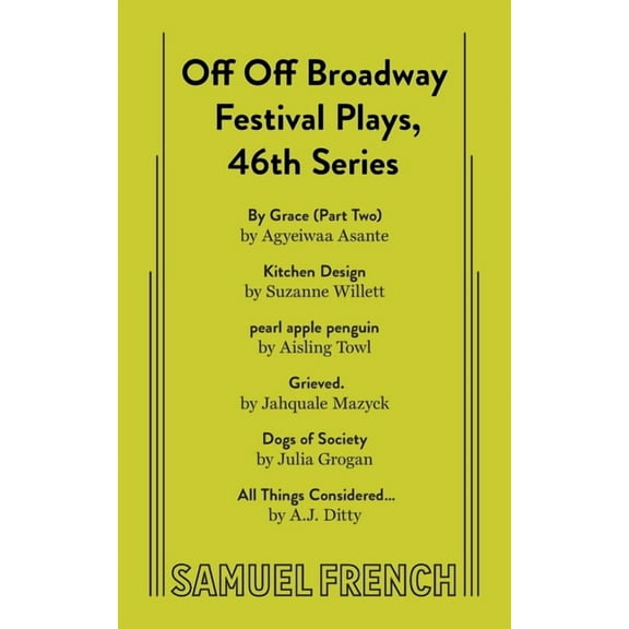 Off Off Broadway Festival Plays, 46th Series, (Paperback)