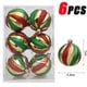 thumbnail image 3 of 6 adornos de bolas de Navidad con colgante de árbol de Navidad pintado, regalos de Año Nuevo para la decoración de la fiesta de Navidad 2024, 3 of 5