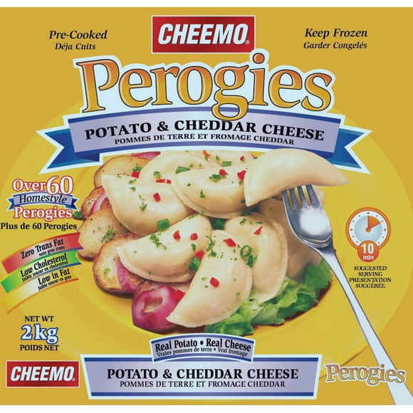 Pérogies Cheemo aux pommes de terre et fromage cheddar 2 kg