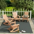 thumbnail image 4 of Palms Modern Adirondack Plastic Outdoor Rocking Chairs (Set of 4), 4 of 8