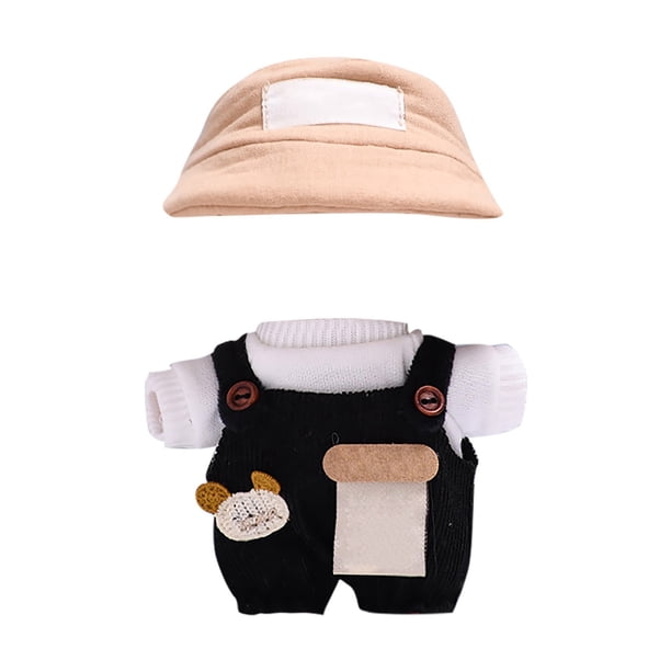 Conjunto de accesorios de moda para muñecas de 17 cm. Kit de decoración de ropa para muñecas miniatura para exposición y adornos de tela suave estilo fiesta (muñeca no incluida)