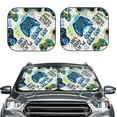 thumbnail image 2 of Yiaed Game All Day Print Car Front Windshield Sun Shade,Foldable Anti-UV Car Sunshade for Front Window for Most Vehicles-Small, 2 of 5